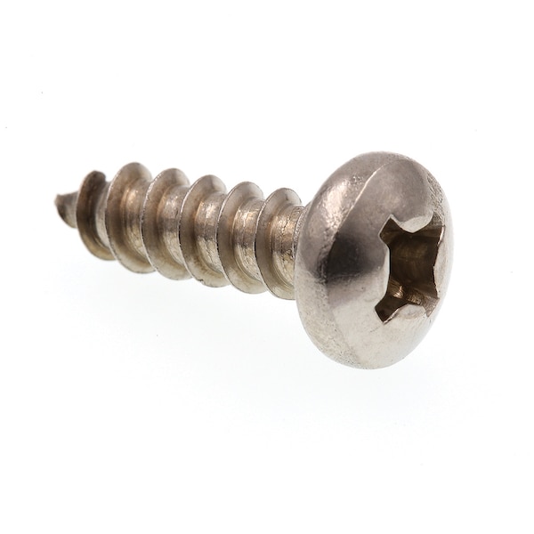 Prime-Line Sheet Metal Screw Self-Tap Pan Head Phil Dr No. 12 X 3/4in 18-8 Stainless Steel 100PK 9020821 - main